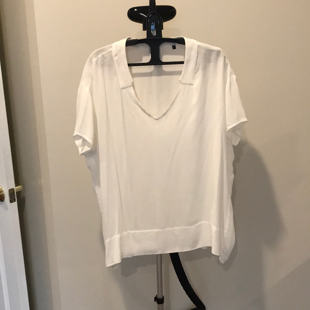 CAbi white blouse